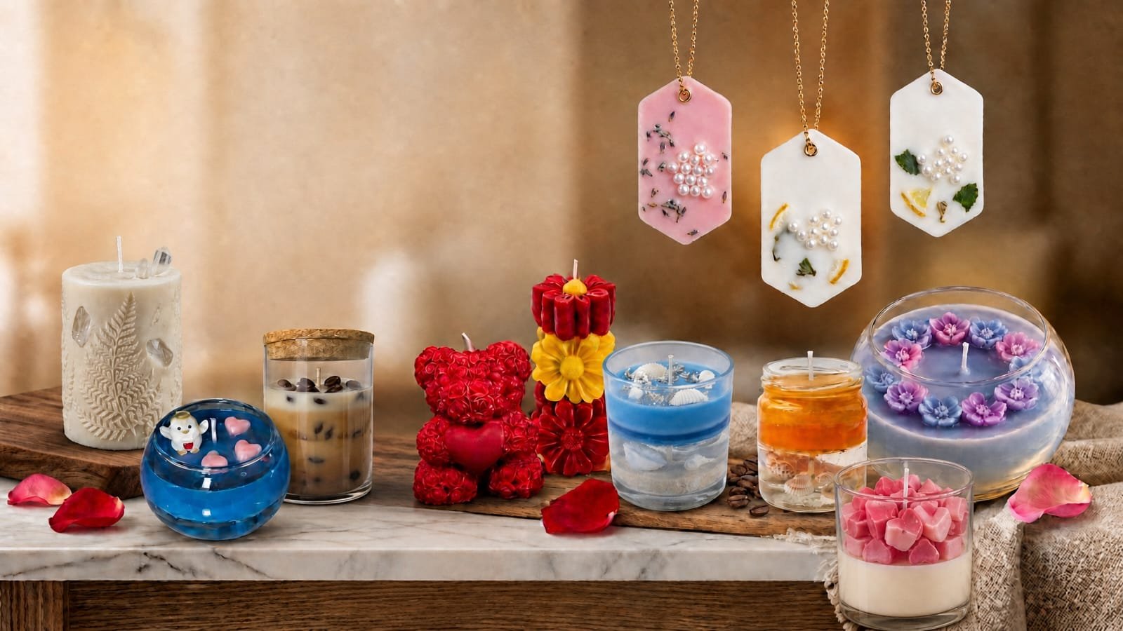 Raha Moments Luxury Soy Candle Banner